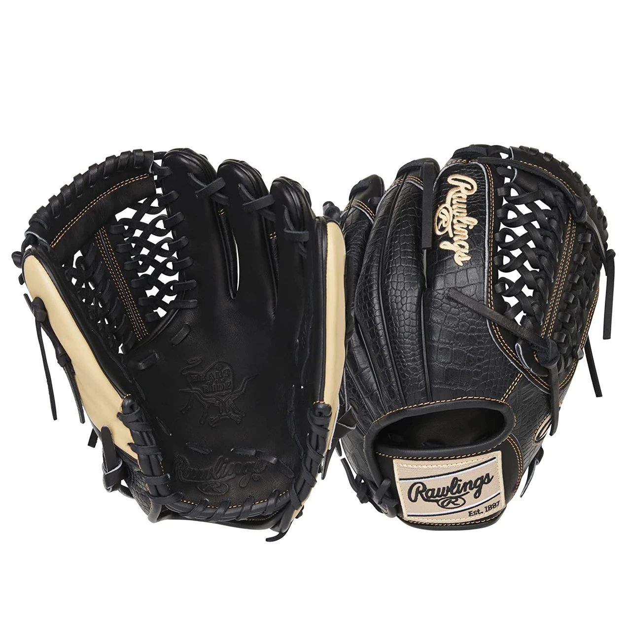 Rawlings Heart Of The Hide Baseball Glove R2G Narrow Fit 11.75 Inch Modified Trap-Eze Web Right Hand Throw - Image 4
