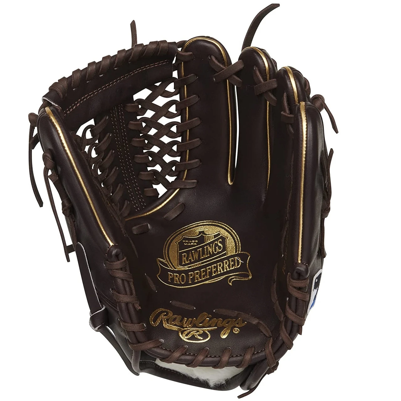 Rawlings Pro Preferred Baseball Glove 11.75 Inch Mocha Right Hand Throw - Image 2