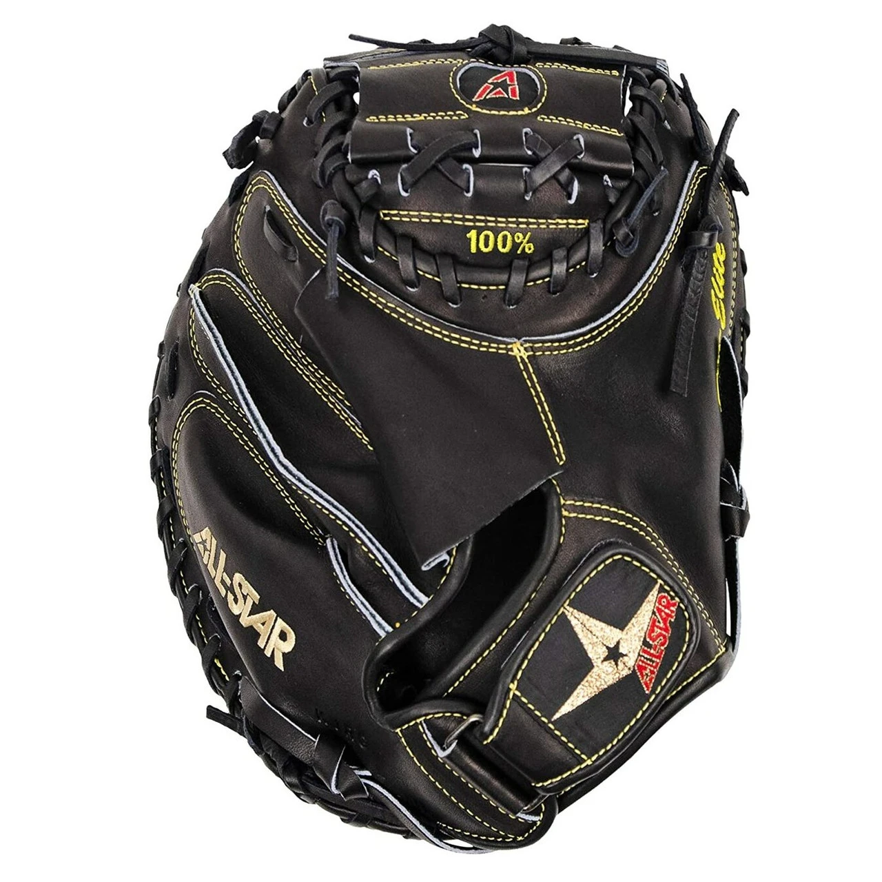 All-Star Pro-Elite 34 Professional Catchers Mitt Black Right Hand Throw - Image 3
