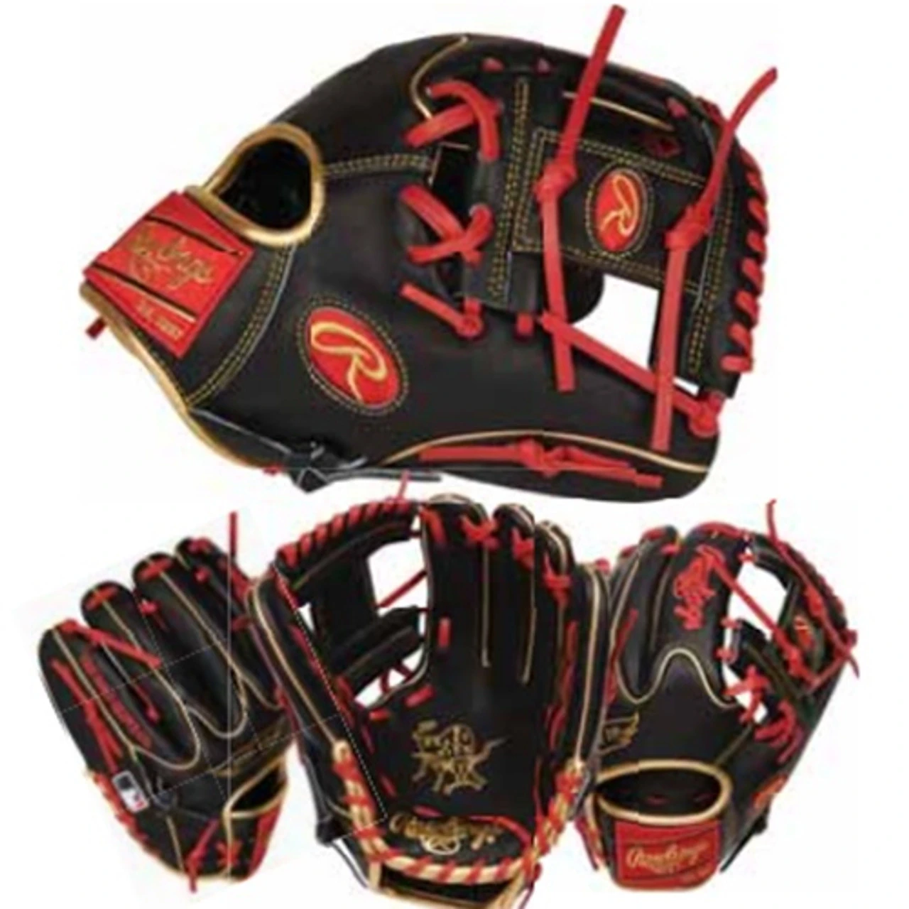 Rawlings Heart Of Hide 2022 Baseball Glove BLACK 11.75 Inch Right Hand Throw - Image 5