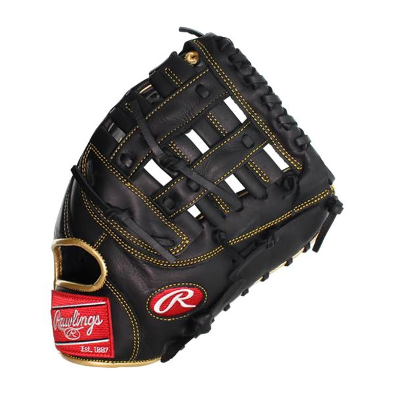 Rawlings R9 Series Baseball First Base Mitt Mod Pro H Web 12.5 Inch Right Hand Throw - Image 4