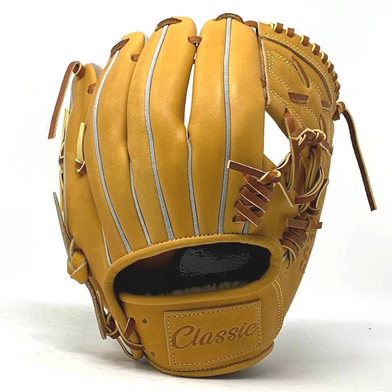 Classic Baseball Glove 11.25 Inch One Piece Tan Right Hand Throw - Image 2