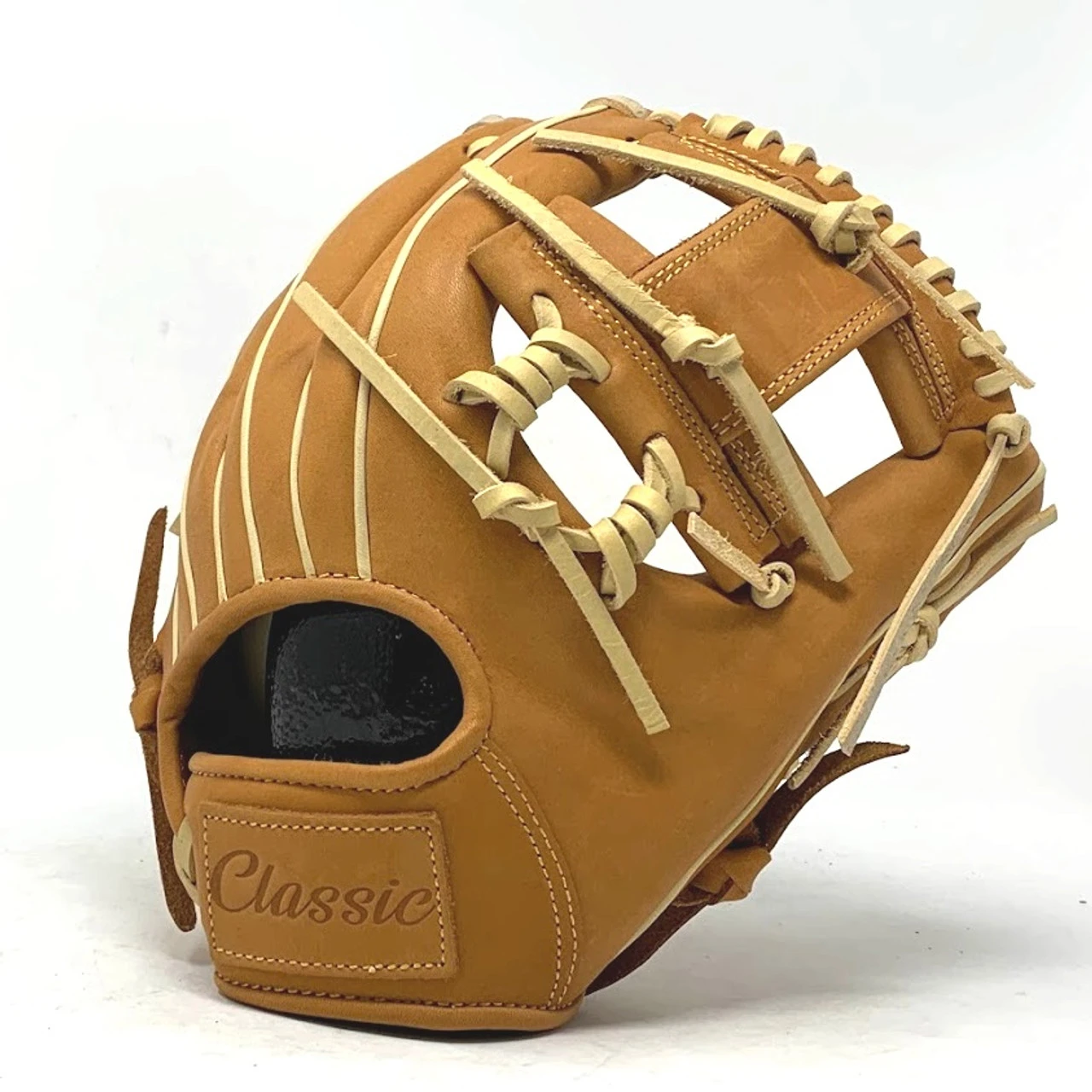 Classic Baseball Glove 11.5 Inch I Web Spiral Tan Right Hand Throw