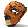 Classic Baseball Glove 11 Inch One Piece Orange Black Right Hand Throw