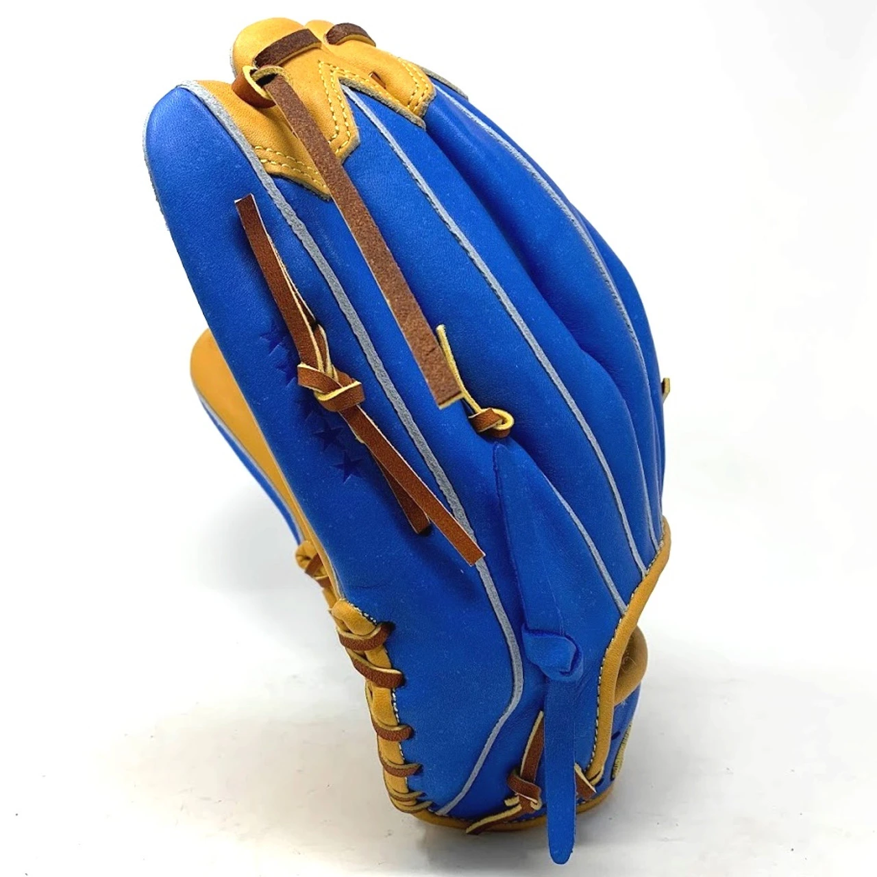 Classic Baseball Glove 12.75 Inch H Web Blue Tan Black Right Hand Throw - Image 6