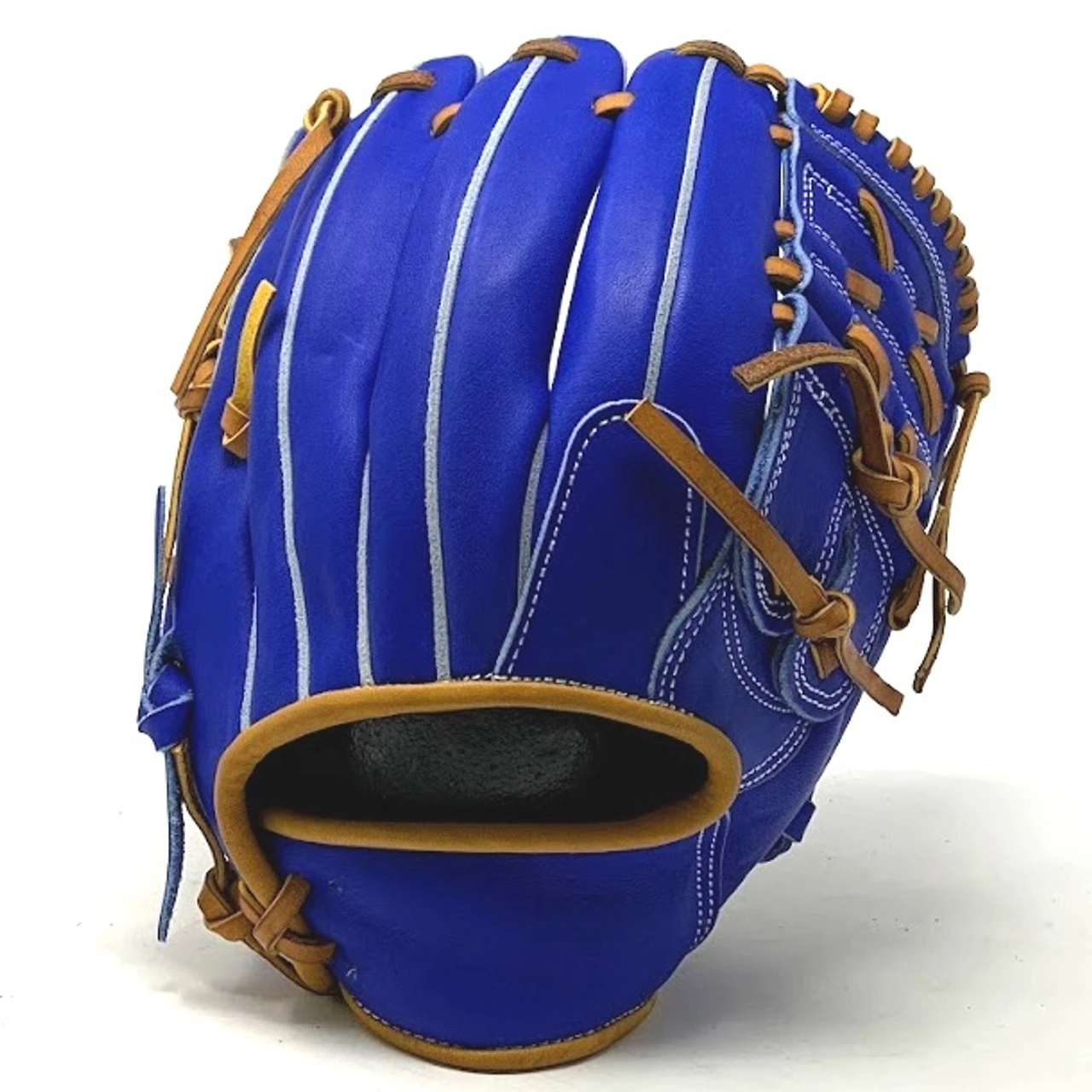 Classic Custom Pro US Kip Blue Tan 12 Inch Baseball Glove Right Hand Throw - Image 4