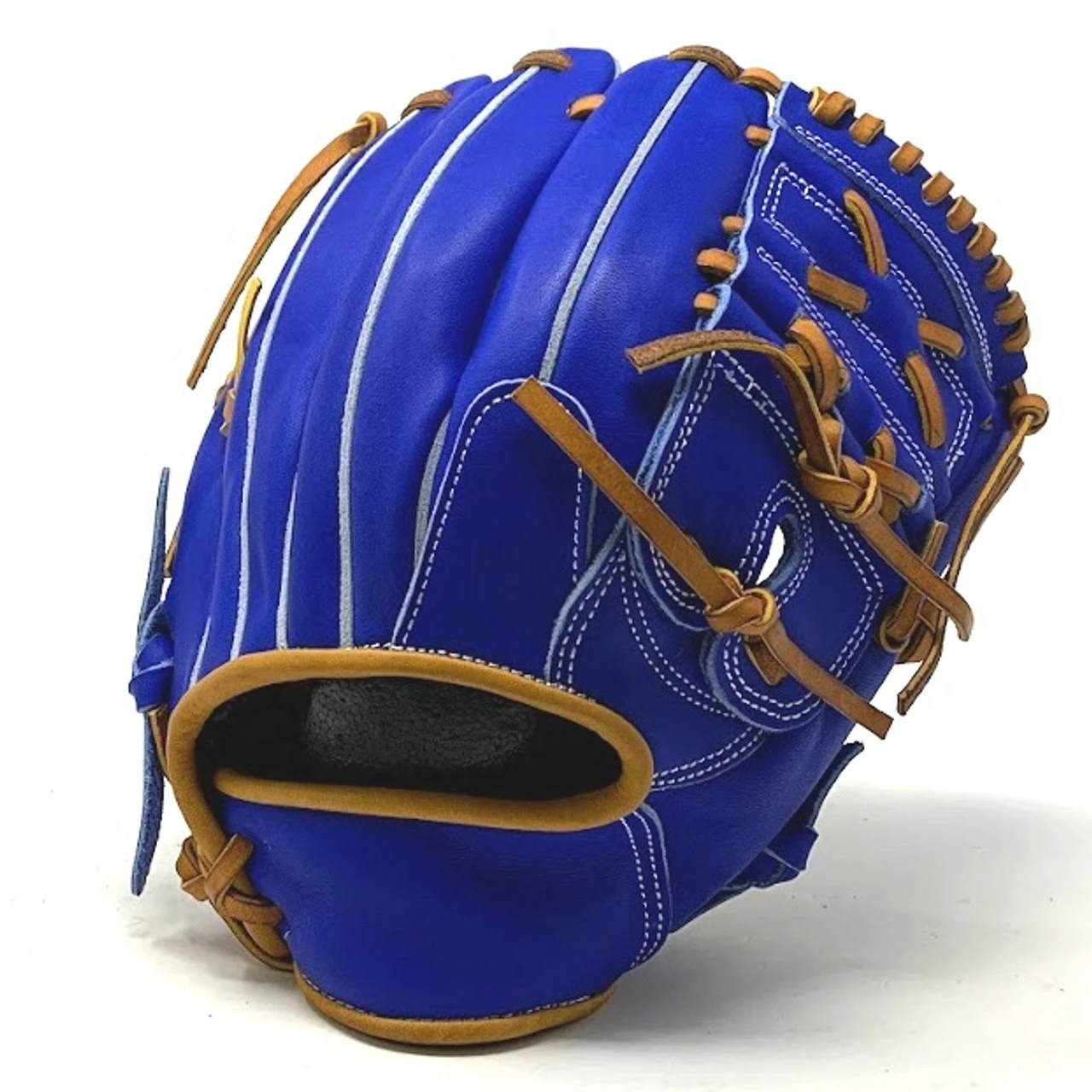 Classic Custom Pro US Kip Blue Tan 12 Inch Baseball Glove Right Hand Throw - Image 5