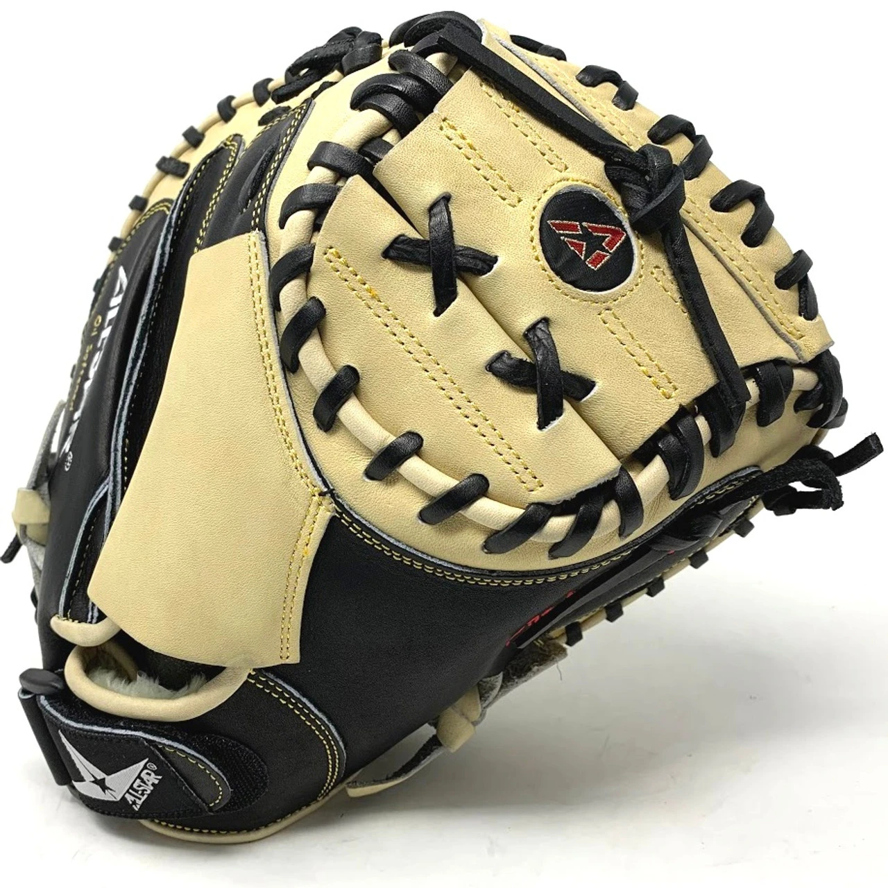 All-Star CM3100SBT Catchers Mitt Black/Tan 33.5 Inch Right Handed Throw - Image 5