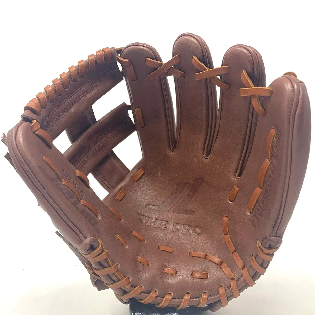 Joe Lee JLK Series 11.5 Cross Web Baseball Glove Carmel Right Hand Throw - Image 6