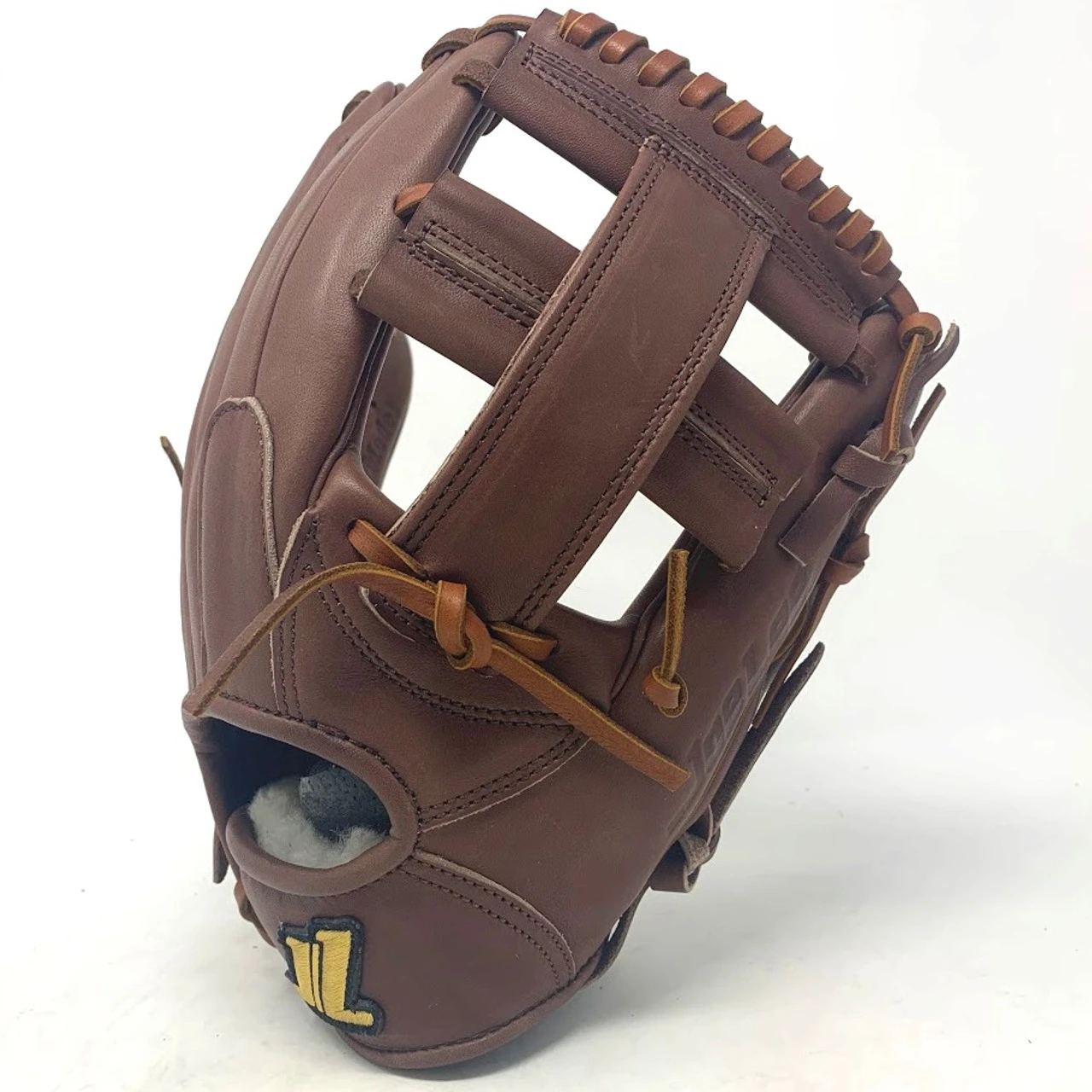 Joe Lee JLK Series 11.5 Cross Web Baseball Glove Carmel Right Hand Throw - Image 3