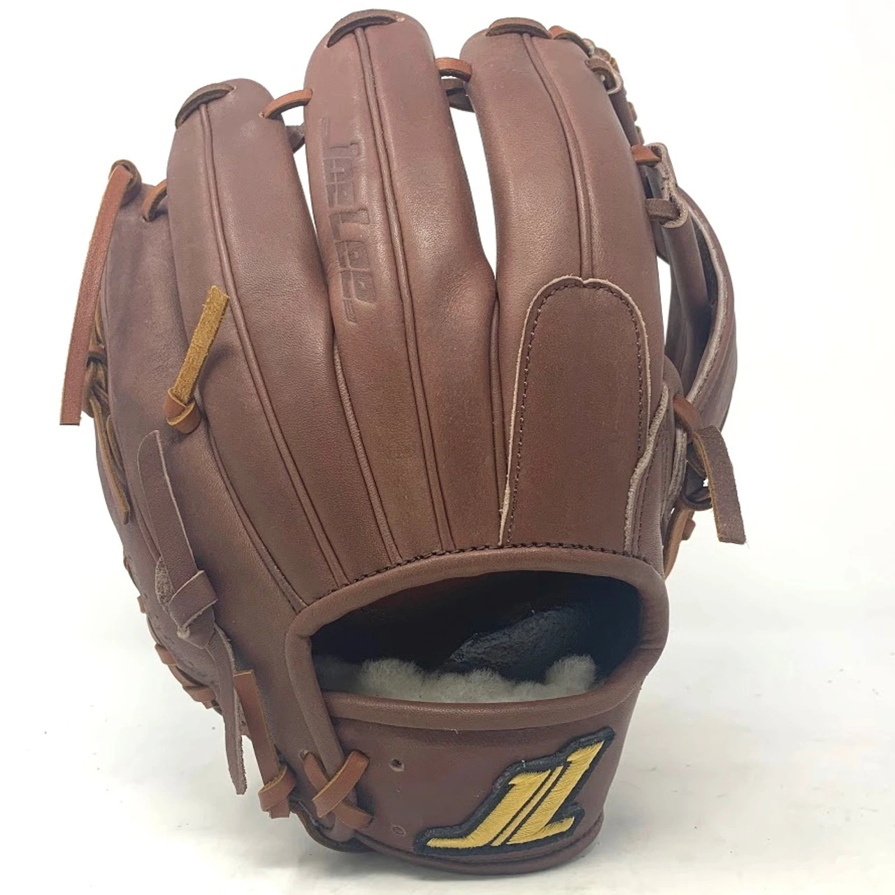 Joe Lee JLK Series 11.5 Cross Web Baseball Glove Carmel Right Hand Throw - Image 4