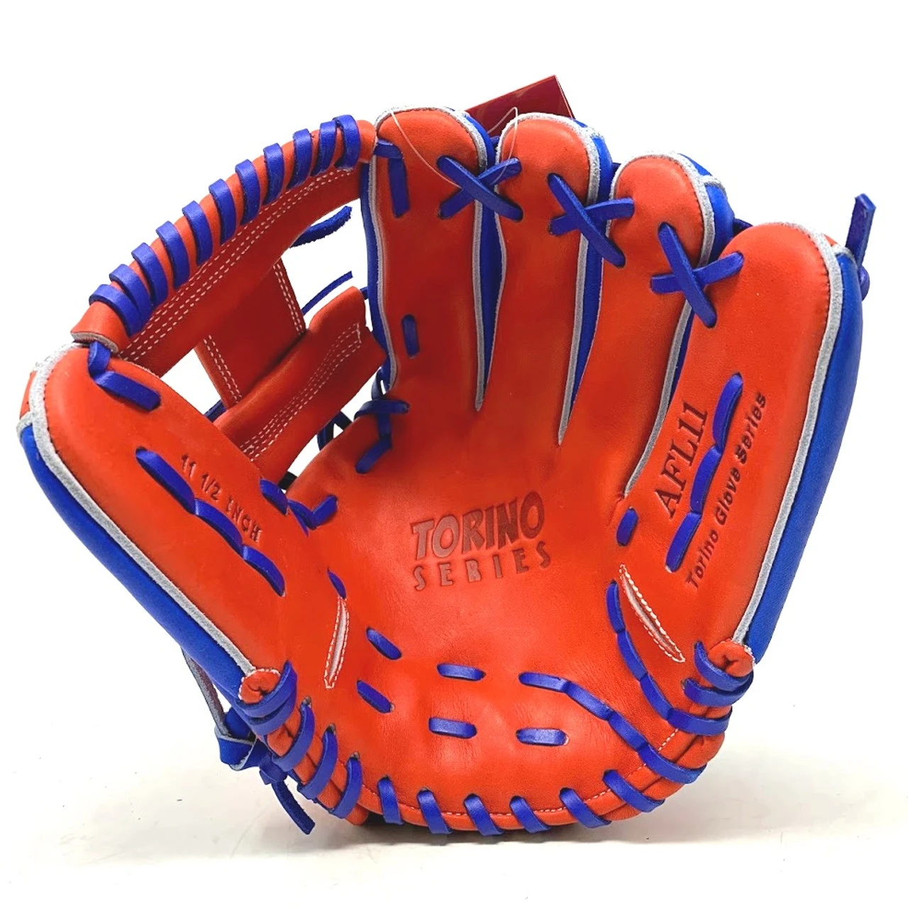 Akadema Pro Torino 11.5 Red Blue Baseball Glove Right Hand Throw - Image 2