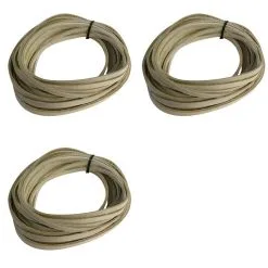 Tanners Camel Glove Lace Set Of 3 Of 1/4 Inch Width And 72 Inches Long Laces