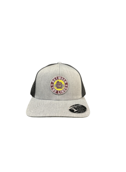 Between The Lines Grey/Black Trucker Palm Badge