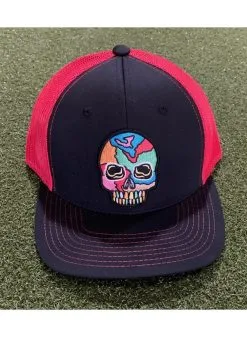 Hunter Green Hunna G Cracked Skull Hat