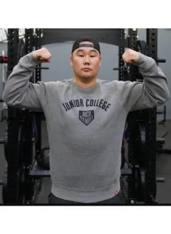 Juco Bandit Junior College Crewneck Grey