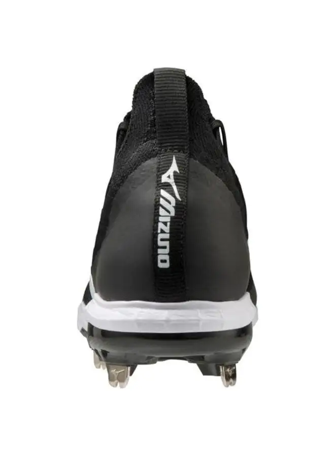 MIZUNO DOMINANT KNIT MEN’S METAL BASEBALL CLEAT - Black/White - Image 3