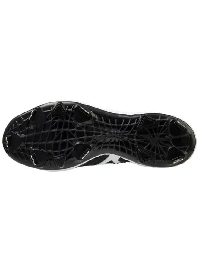 MIZUNO DOMINANT KNIT MEN’S METAL BASEBALL CLEAT - Black/White - Image 5