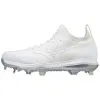 MIZUNO DOMINANT KNIT MEN’S METAL BASEBALL CLEAT - White
