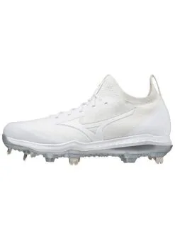 MIZUNO DOMINANT KNIT MEN’S METAL BASEBALL CLEAT - White