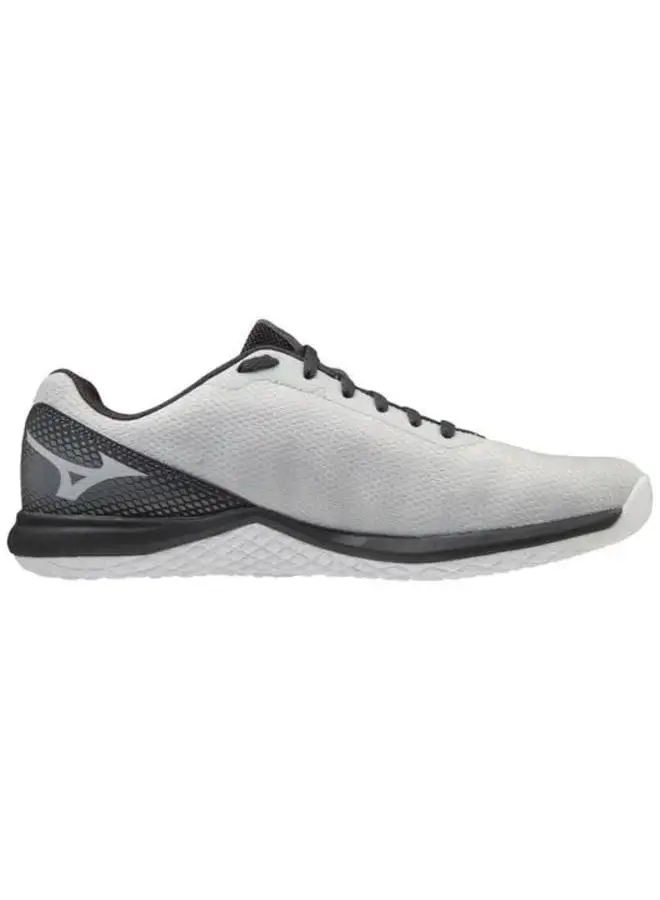 MIZUNO Men's TF-02 Training Shoe - Grey/Black - Image 2