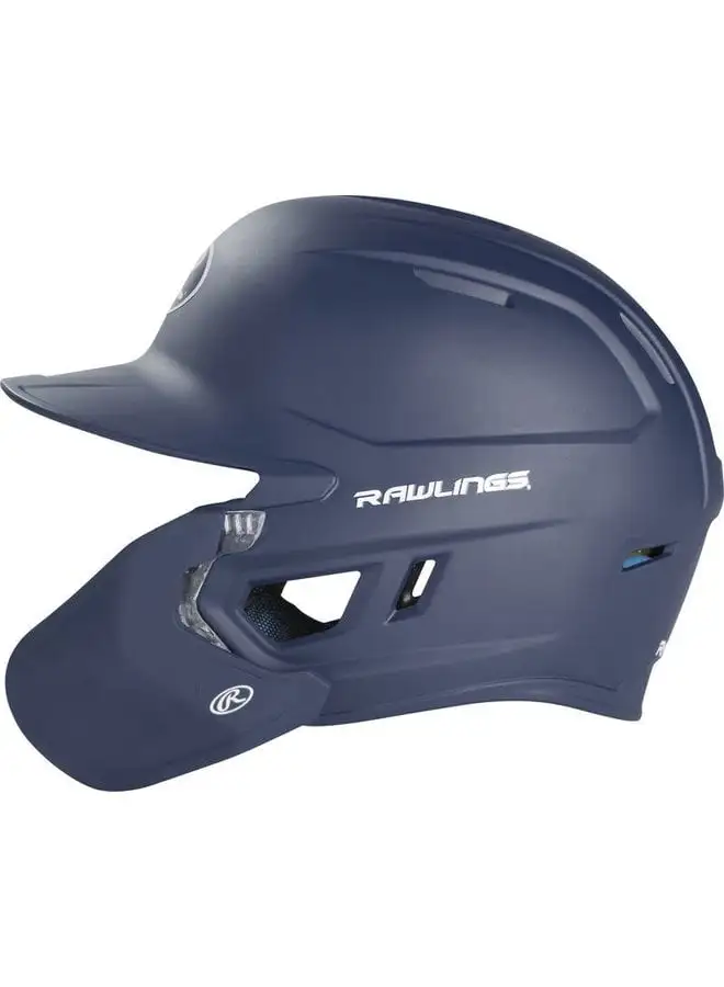Rawlings MACH One-Tone Matte Helmet W/Adjustable Face Guard Matte Navy - Image 3
