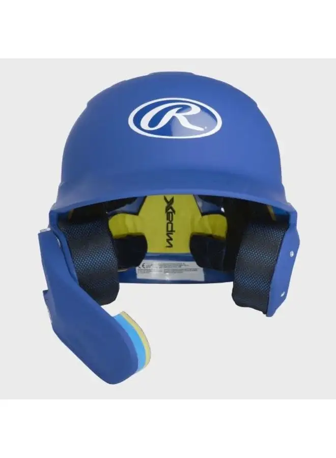 Rawlings MACH Matte Helmet W/Adjustable Face Guard Matte Royal RHB - Image 2