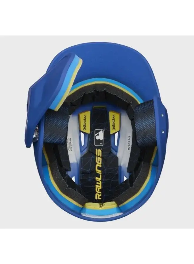 Rawlings MACH Matte Helmet W/Adjustable Face Guard Matte Royal RHB - Image 4