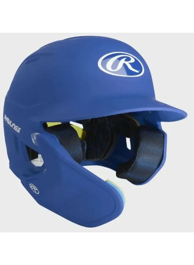 Rawlings MACH Matte Helmet W/Adjustable Face Guard Matte Royal RHB