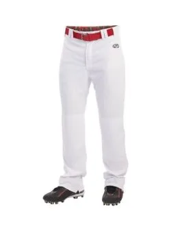 Rawlings Youth Launch Solid Pant - Size: XS, Color: White
