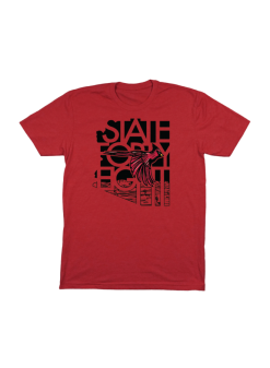 State Forty-Eight State Forty Eight Mens Bird City Red Crew