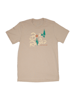 State Forty-Eight State Forty Eight Mens Born And Raised Tan Crew