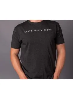 State Forty-Eight State Forty Eight Mens Tri Blend Crew Wordmark