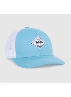 Victus Batters Box Snapback Trucker Light Blue/White